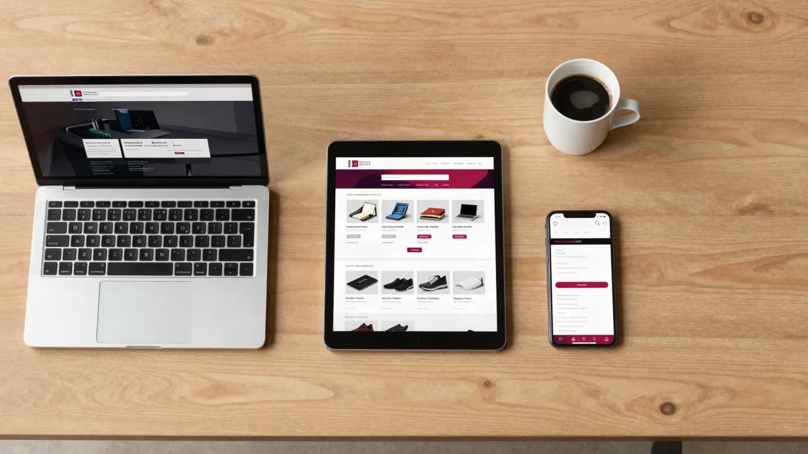 Pantalla con el tablero de métricas de una tienda online: ventas, conversión y ticket promedio